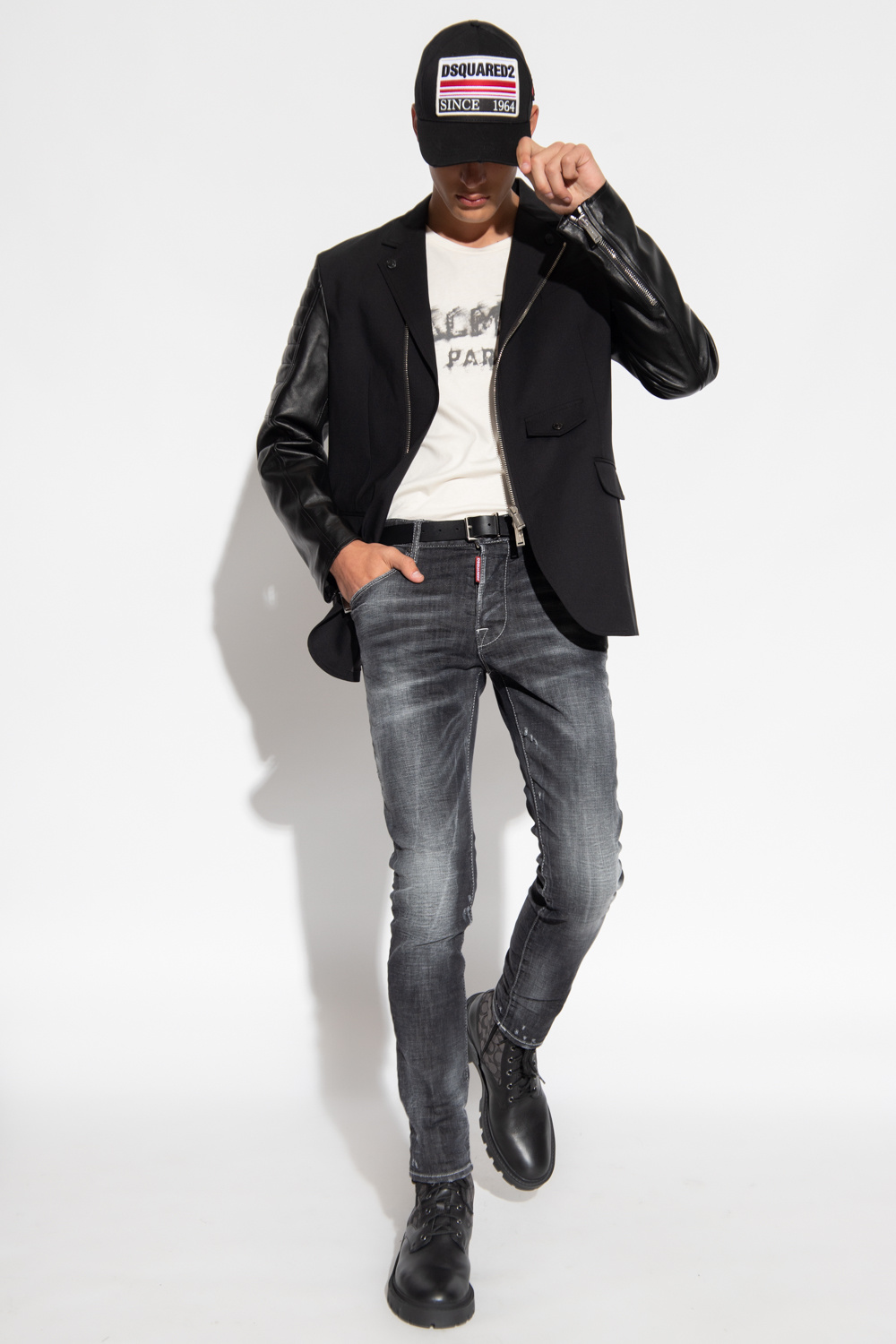 Men's Clothing | Dsquared2 Blazer with zip fastening | Palm Angels